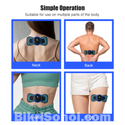 Electric EMS Body Massager Mat/Pad – Neck & Back Therapy
